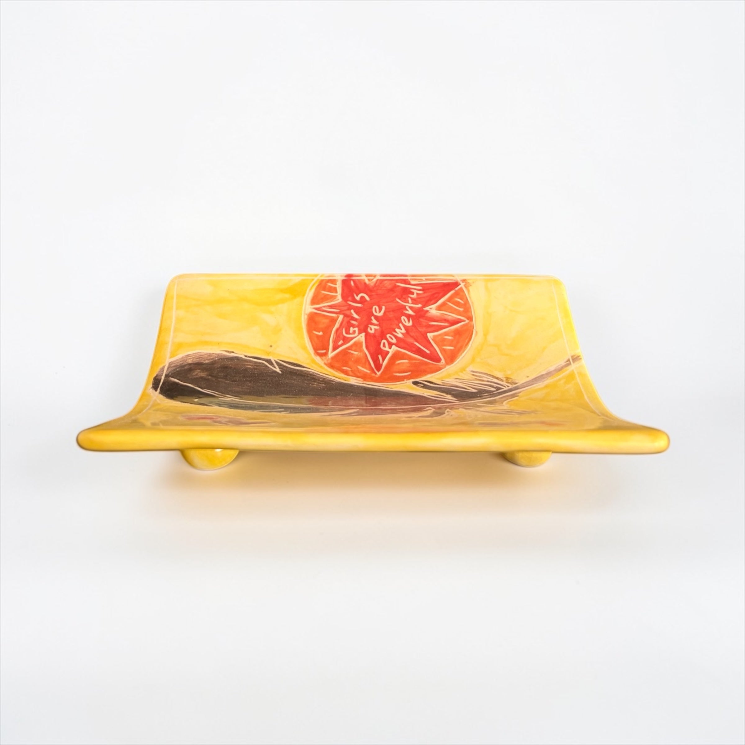 Soap Dish "Girls are Powerful