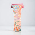 Narrow Lugged Vase with Orange Background