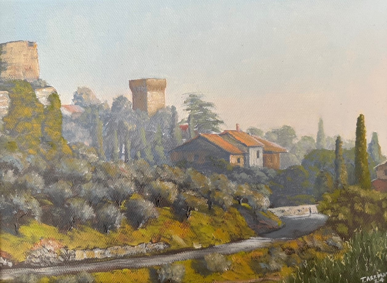 Sunset on the Fortress Lucignano